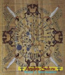 Египетский календарь Фиваиды - древнеегипетские зодиаки